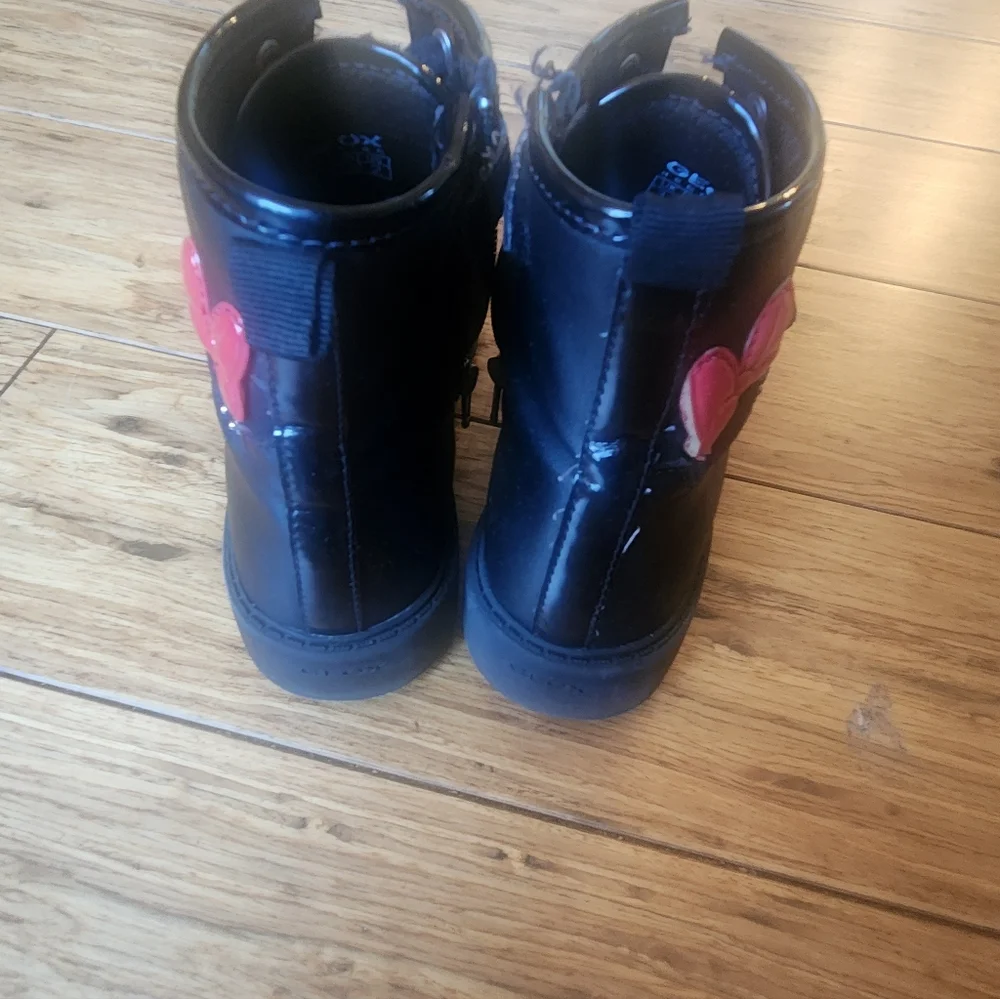 Geox J. Casey Ankle Boots Disney Minnie Mouse, Girls Size US 2/ EU 33